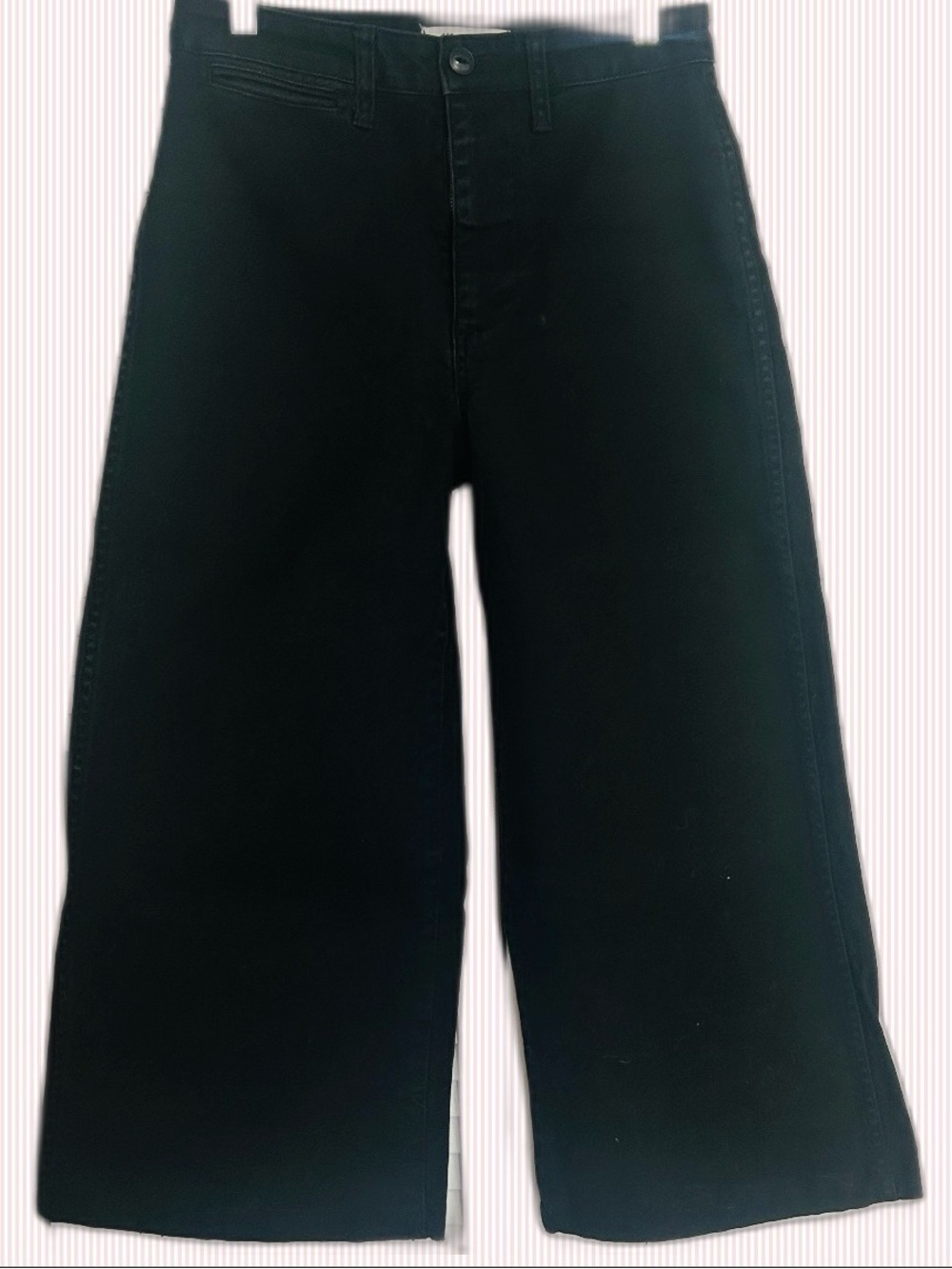Madewell Trendy High-Rise Crop Wide-Leg Jeans